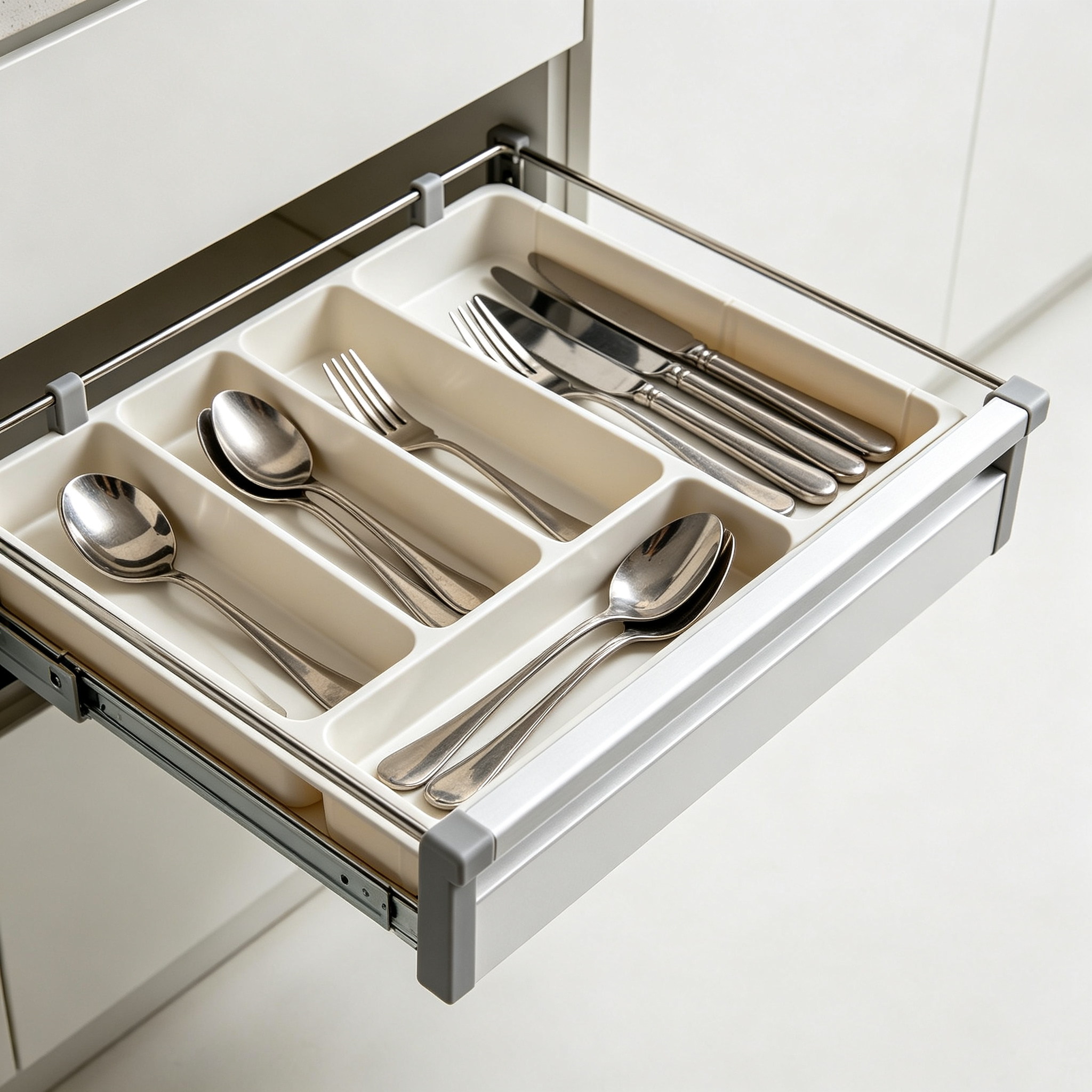 Kira Harmony Gemini ha dichoAdjustable Drawer Dividers for Kitchen Utensil Organization